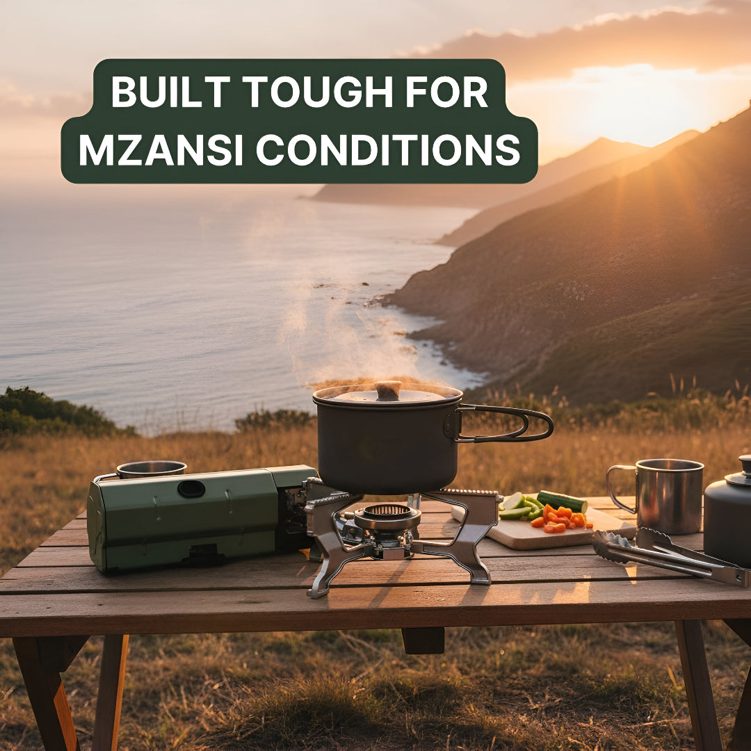 COOK ANYWHERE IN MINUTES — EVEN WHEN THE LIGHTS GO OUT