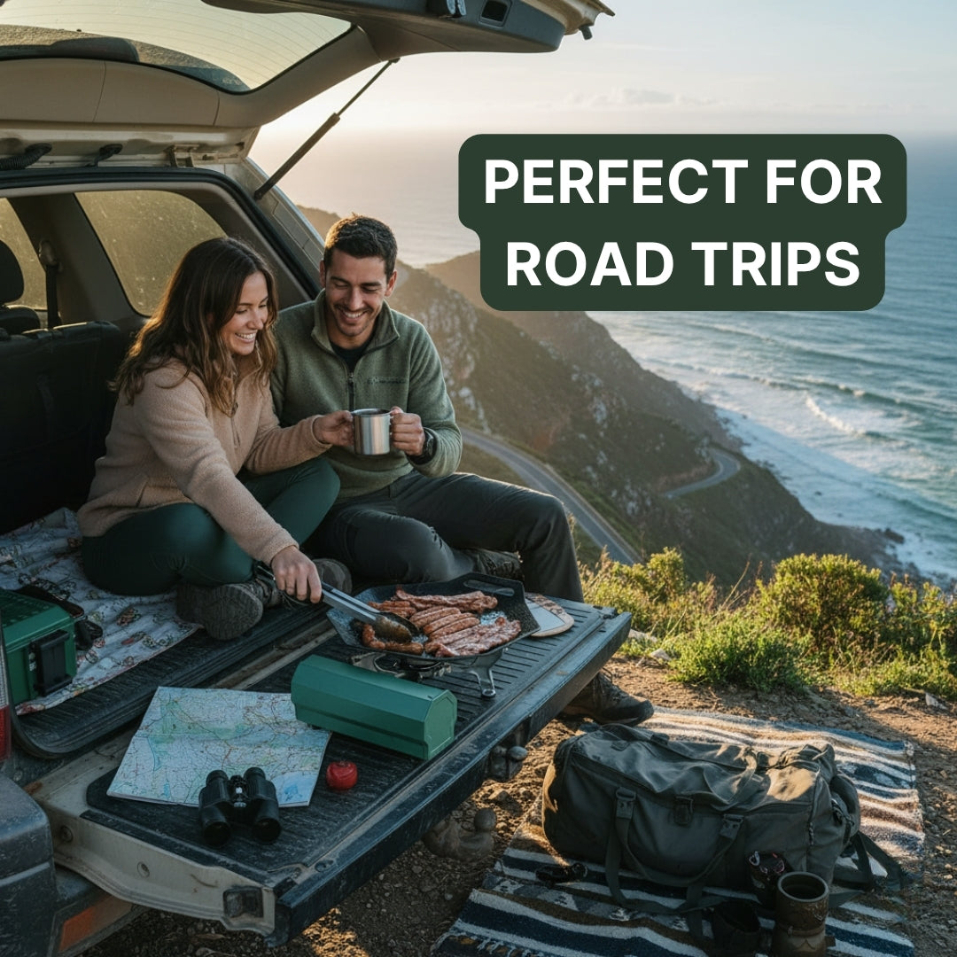 COOK ANYWHERE IN MINUTES — EVEN WHEN THE LIGHTS GO OUT