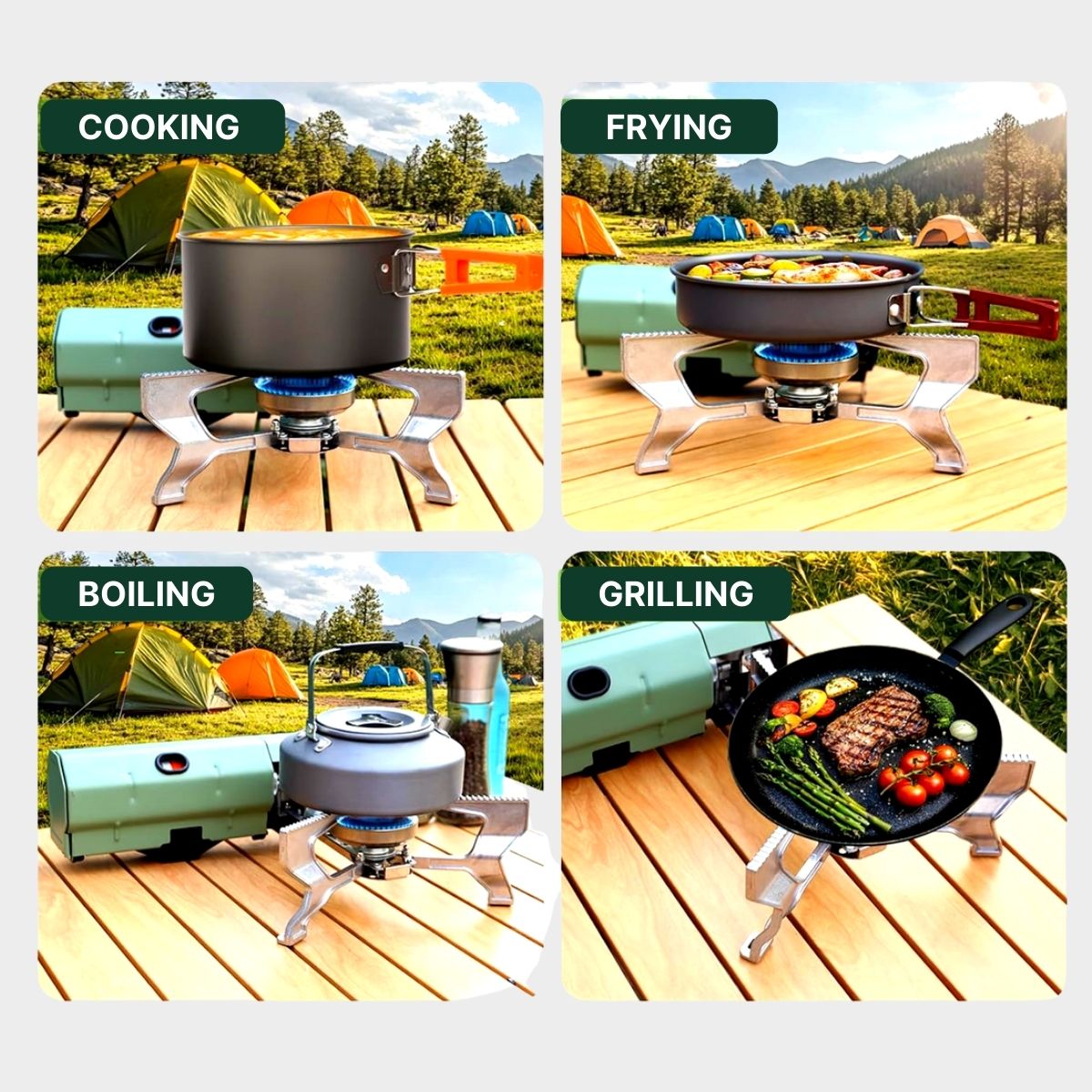 FOLDABLE CAMPING STOVE – COOK ANYWHERE, ANY TIME